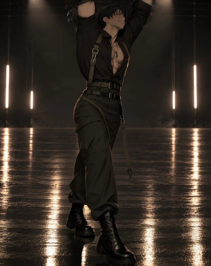 Anime Male Tactical Dance Routine