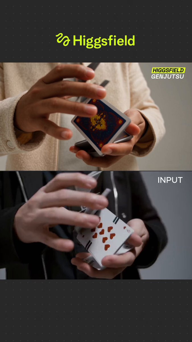 Cardistry Motion Transfer Showcase