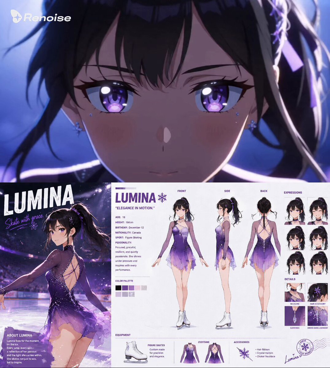 Anime Figure Skater Performance