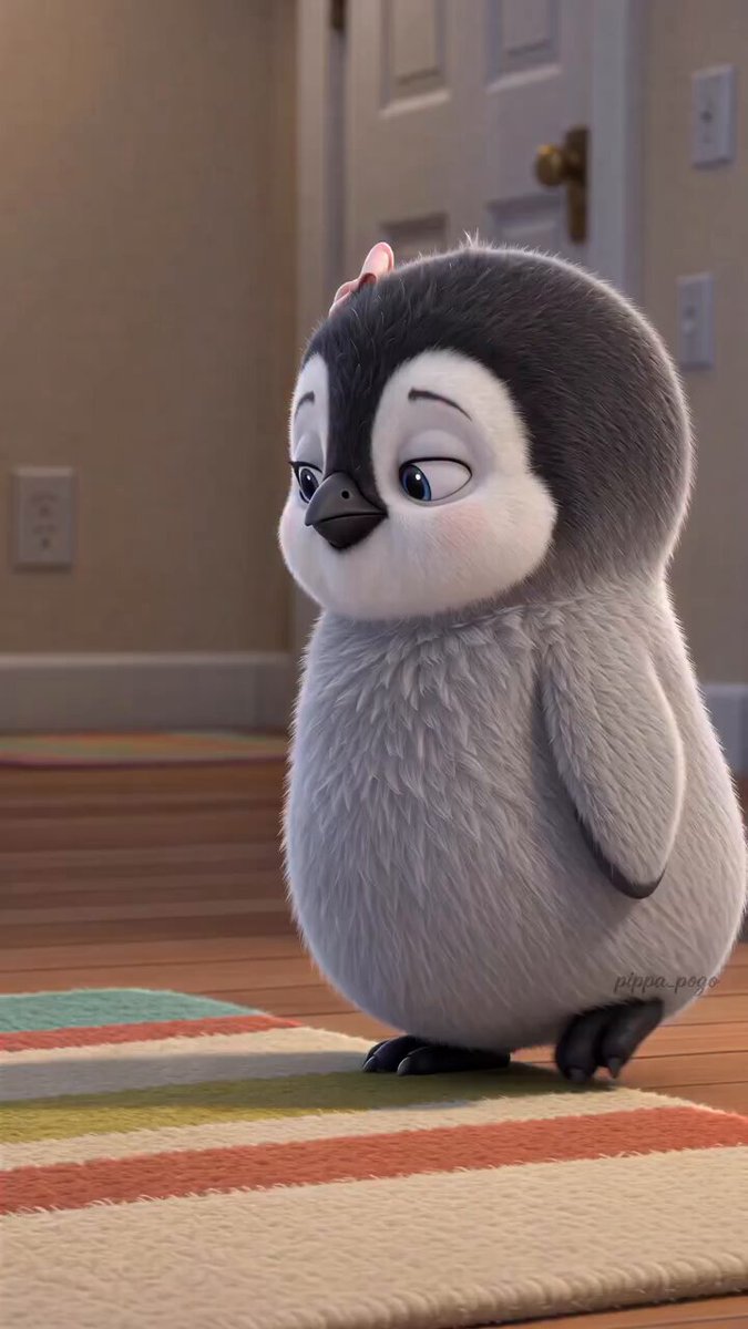 Baby penguin girl animated short