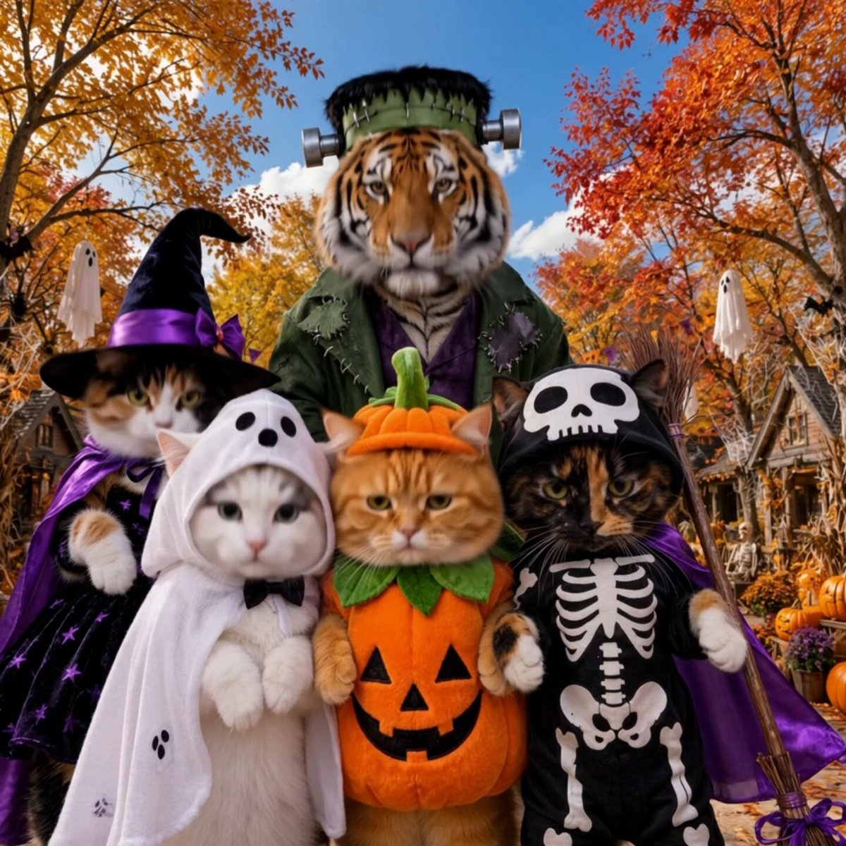 When the Halloween squad has better moves than you Unlimited Seedance 2.5 on makeugc (AI video by @Just_sharon7)